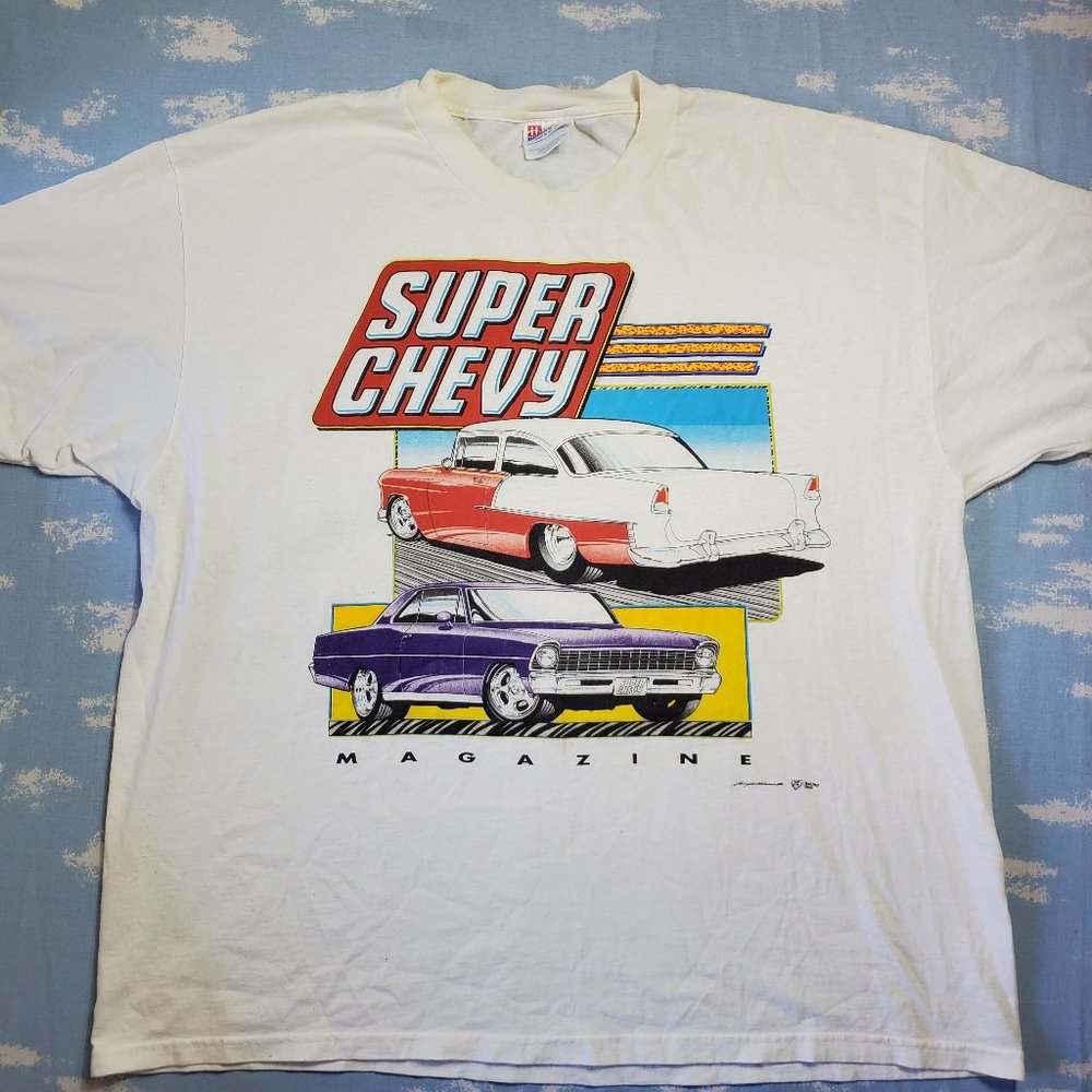 Vintage Super Chevy Magazine Shirt XL
